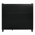 thumbnail image 4 of UBesGoo 45"W Shoe Cabinet with 2 Doors & Adjustable Shelves for 30 Pairs, Tall Large Shoe Storage Rack for Entryway Living Room Closet, Black, 4 of 14