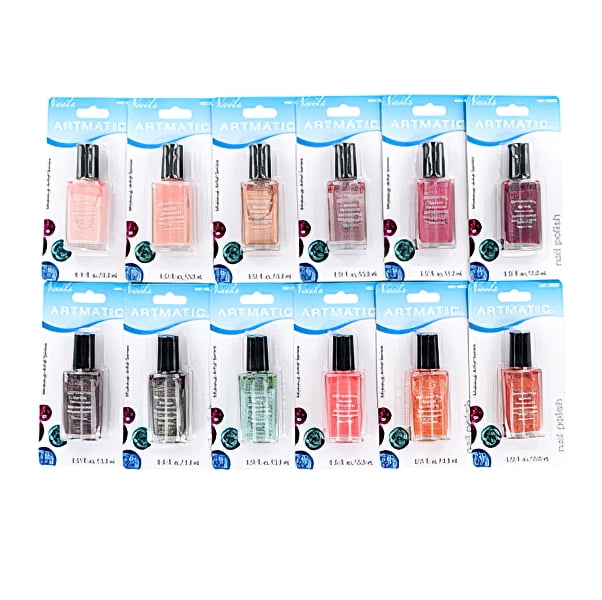 Artmatic / Mega Radiant Nail Polish 72 Pcs. Assorted Colors 0.46 oz Ea (13.5 ml)