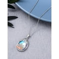 thumbnail image 5 of CACA LADY Mother Daughter Necklace 925 Sterling Silver Daughter Necklace from Mom Moonstone Jewelry for Women, 5 of 6