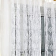 thumbnail image 3 of 2 Pack: Basic Rod Pocket Sheer Voile Window Curtain Panels, 3 of 5