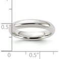 thumbnail image 3 of Sterling Silver 4mm Comfort Fit Band (Size 4.5) Made In United States qcf040-4.5, 3 of 5
