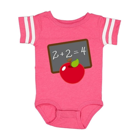 

Inktastic Chalkboard and Apple School Gift Baby Boy or Baby Girl Bodysuit