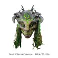 thumbnail image 2 of Realistic Green Man Headgear Accessory with LED Light for Events and Themed Parties, 2 of 6