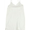 thumbnail image 4 of P.J. Salvage Womens Luxe Bridal Chemise Pajama Night Gown, Off White, Small, 4 of 6
