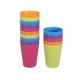thumbnail image 1 of 15 Uds. Vasos de plástico coloridos para el hogar, vasos para beber, vajilla reutilizable para fiestas navideñas y suministros para fiestas, 101-200ml de colores mezclados, 1 of 3
