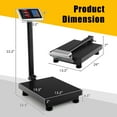 thumbnail image 3 of Gymax Digital Shipping Postal Scale 660 LBS Load 0.1 LBS Accuracy Floor Scale, 3 of 9