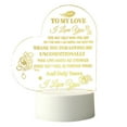 thumbnail image 2 of Sentmoon Mother's Day Gift-LED Acrylic 3D Mother's Day Greeting Gift Light, Acrylic Greeting Mother's Day Gift Atmosphere Light (White Warm Light) Todays Deals Clearance Sales, 2 of 6