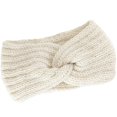 thumbnail image 1 of Bandeau Croisé Tricoté Automne Hiver pour Femmes, Bandeau de Sport Extensible et Chaud, 1 of 9
