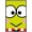 Barnwood Framed Version, variant on Hello Kitty and Friends - Keroppi Close-Up Wall Poster, 22.375" x 34"