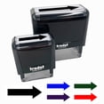 thumbnail image 1 of Bold Arrow Pointing Right Left Self-Inking Rubber Stamp Ink Stamper for Business Office - Fuchsia Ink - Large 2-2/4 Inch, 1 of 7