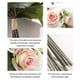 thumbnail image 5 of Naiovety Ramo de flores artificiales, cabezas de Hortensia falsas, rosas, simulación decorativa para el hogar, para mesa, boda, decoración de Decoración champán, 5 of 6