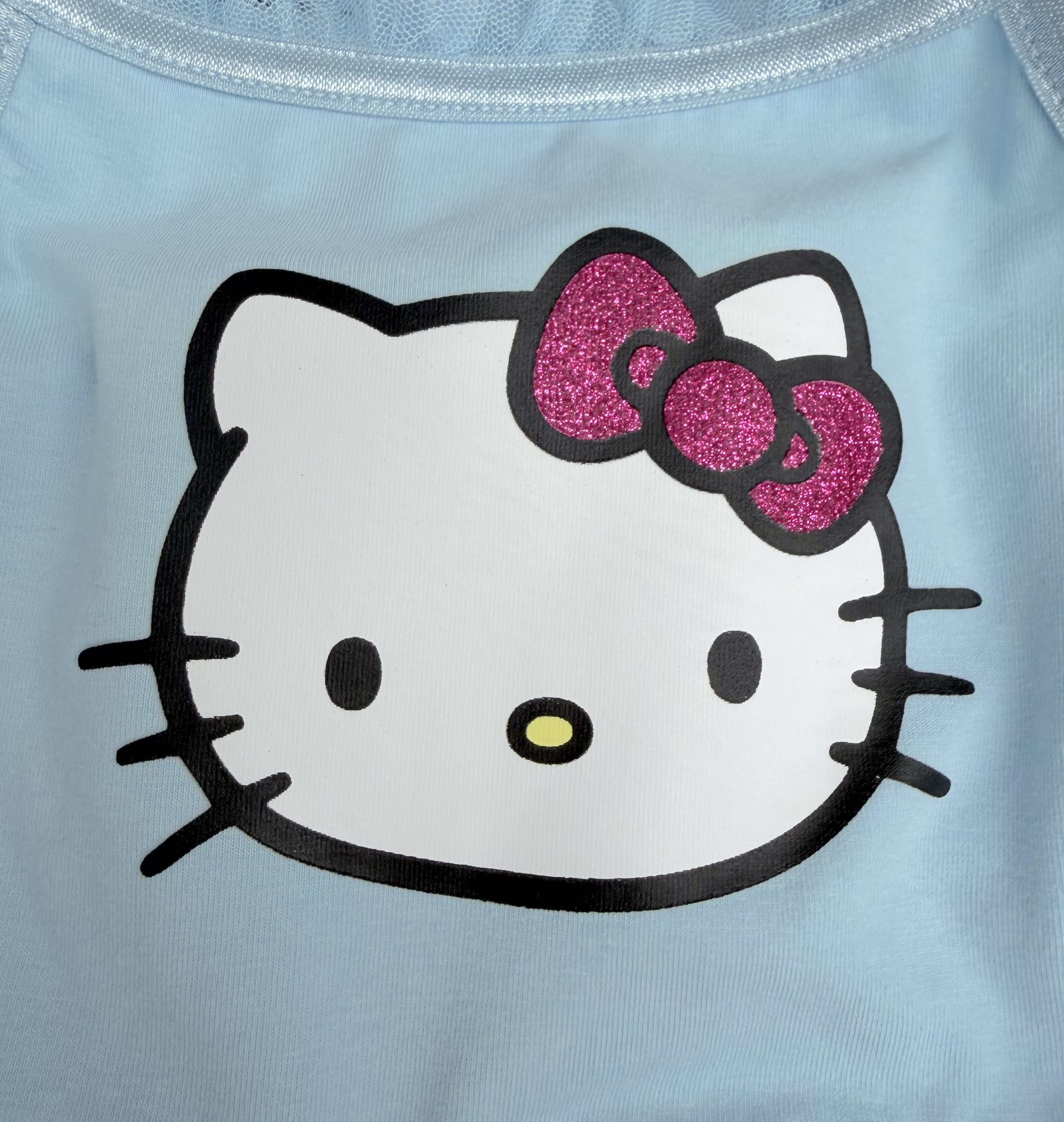 Sanrio Hello Kitty Baby and Toddler Girls Glitter Tutu Dress, Sizes 0/3M-5T