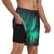 thumbnail image 2 of Fotbe Northern Lights 2 Traje de Baño para Hombre – Shorts de Natación de Secado Rápido con Forro y Bolsillos-Small, 2 of 6