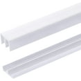thumbnail image 2 of Randall Manufacturing Plastic Sliding Door Track Set 1 4 in Panel White 4 ft, 2 of 6