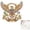 1pcs, variant on 250th Anniversary Brooch Pin - 1776-2026 Gold Lapel Pin, E Pluribus Unum Flag Badge, 4th of July Veterans Day for Patriotic Americans