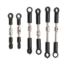 Aluminium Steering Camber Link Set,RC Tie Link Rods Set for 144001 144002 124018 124019 124017 124016 Remote Control Car