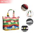 thumbnail image 2 of Pioneer Flower Floral Print Pattern Travel Tote Bags for Women Carry On,Large Weekender Bags for Women Travel,Multi Functional Duffle Bag for Work,Shopping,Sports, 2 of 5