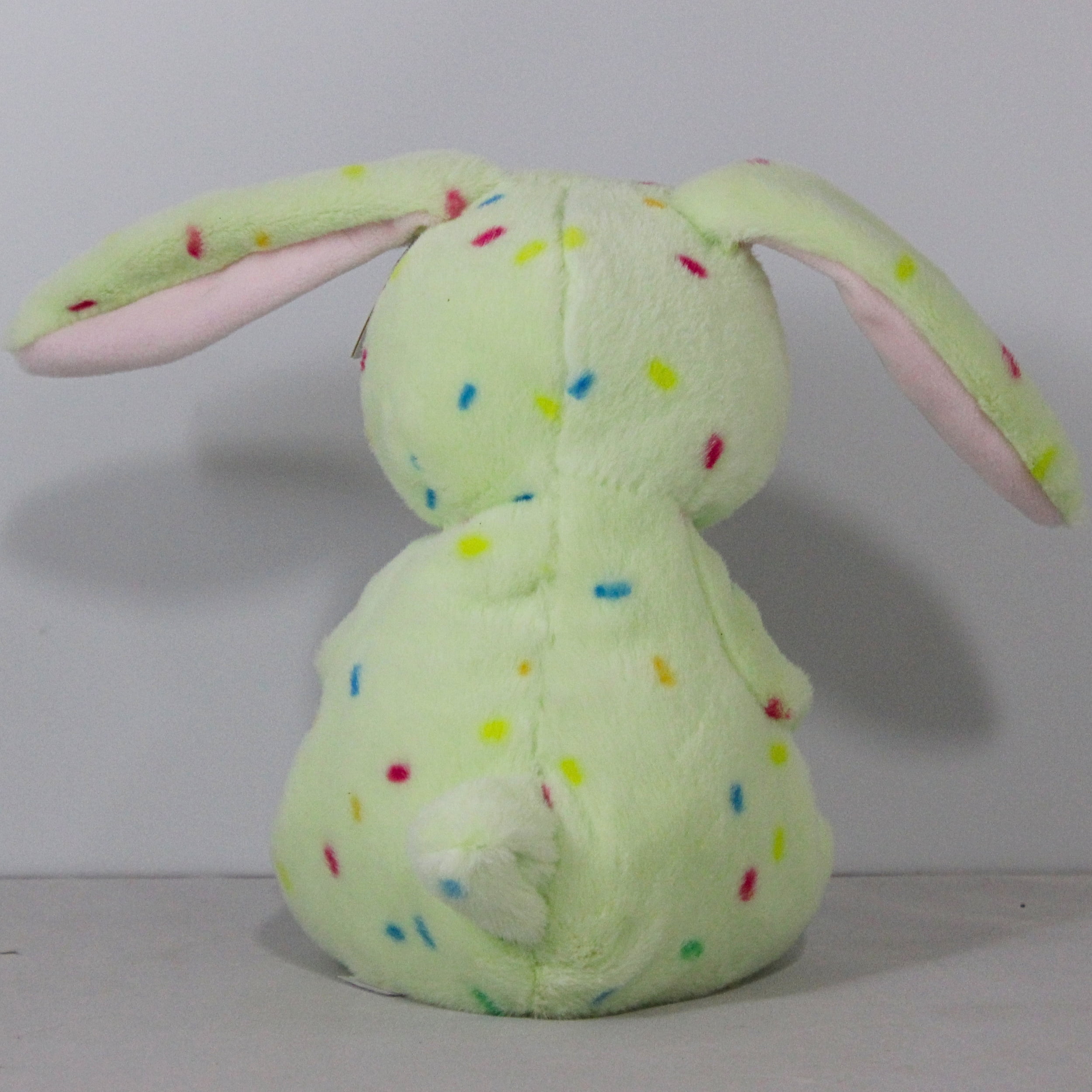 TY Beanie Bellies - Fern The Easter Bunny Green with Glitter Pink Eyes, Cuddly Plush Animals with Soft Belly Original Easter Special - 20 cm - T41514