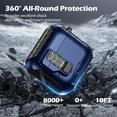 thumbnail image 2 of Getino Compatible with Apple AirPods 4 & AirPods Pro 3 Case Cover with Phone Stand, Magnetic Lock & Cleaning Kit, 2 of 8