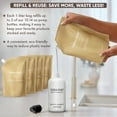 thumbnail image 3 of Terra Pure Spa Collection 1 Liter Lotion Refill Bag For Soap Dispensers | Bulk Toiletries for Vacation Rentals, and Home Bathroom Showers | Green Tea Lemongrass | Set of 12, 3 of 8