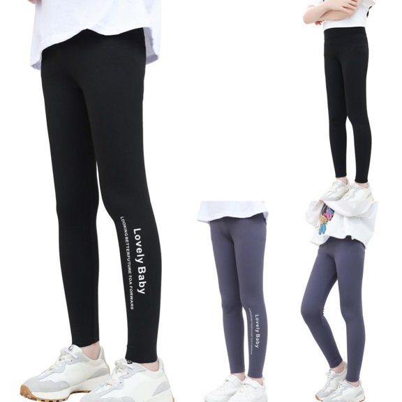 3-15Years Toddler Child Girls Warm Leggings Kids Fall And Winter Fleece Lined Skinny Pants