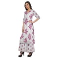thumbnail image 2 of Moomaya Plus Size Printed Loose Palazzo And Kurta Set Ethnic Dress For Women, 2 of 6