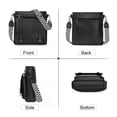 thumbnail image 4 of KALUNMA Crossbody Bags for Women Multi Pocket Vegan Leather Shoulder Handbags Travel Purse with Adjustable Strap, 4 of 6