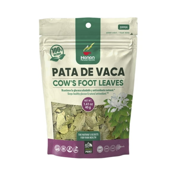 Pata de Vaca Tea Loose Leaf 40g or 1.4oz Cow’s Foot Leaves Herbal Tea from Peru Natural Plant Based Supplement