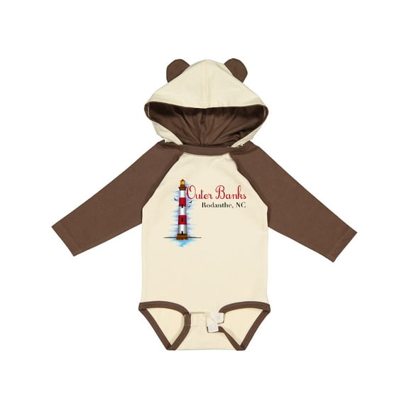 Inktastic Outer Banks Rodanthe NC Boys or Girls Long Sleeve Baby Bodysuit