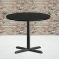 thumbnail image 3 of Flash Furniture Stiles 36'' Round Black Laminate Table Top with 30'' x 30'' Table Height Base, 3 of 6