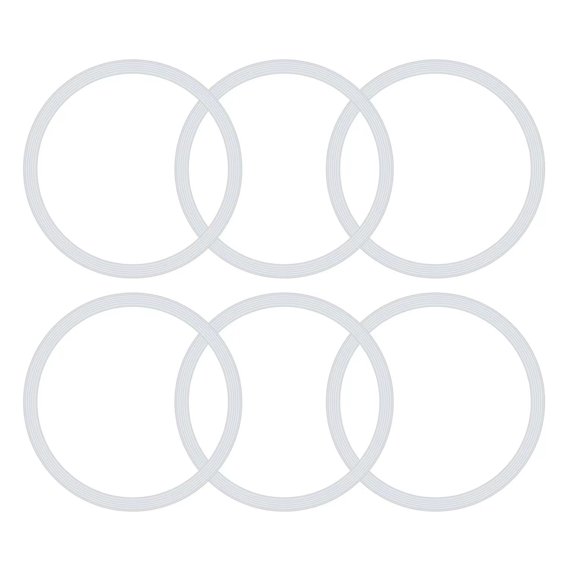 Homelife 6Pcs Water Bottle Gasket Replacement for Owala FreeSip Easy to Replace Silicone Lid Seal O Ring Sealing Gaskets