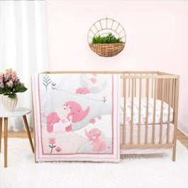 Carters Just One You Piece Elephant Pink Comforter Bedding Set