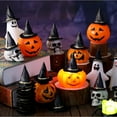 thumbnail image 4 of 12Pcs Plastic Witch Hats Mini Halloween Witch Hats Wizard Hat for DIY Crafts Bottle Toppers Halloween Party Supplies, 4 of 8