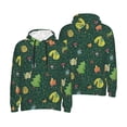 thumbnail image 6 of Bingfone Camp In The Forest Men's Drawstring Hoodie Long Sleeve Pocket Sweatshirts-Small, 6 of 6