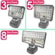 thumbnail image 3 of Luces de Trabajo LED Linterna Antorcha EléCtrica Foco LáMpara de Coche para Makita 18V Adaptador de BateríA de Iones de Litio BL1815 BL1830 -8 Pulgadas, 3 of 9