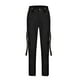 thumbnail image 1 of VISgogo Pantalones cargo para mujer, pantalones de cintura alta con estampado de cuadros/color sólido con bolsillos VISgogo  moda, 1 of 6