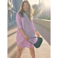thumbnail image 2 of terra & sky long sleeve shirtdress, 2 of 6