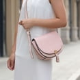 thumbnail image 4 of MKF Collection Adalyn Women Shoulder Bag Vegan Leather Snake Embossed Handbag Crossbody Bag by Mia K - Pink, 4 of 8