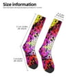 thumbnail image 5 of Balery Colorful Tie Dye Stained Glass 3 Fun Novelty Socks Men'S Women'S Crew Socks Funny Crazy Novelty Socks Quirky And Cool Socks, 5 of 9