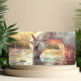 thumbnail image 6 of 1 Pcs 2D Flat License Plate Covers & Frames, A Unicorn Drinking Water For Decorative Front, Waterproof For Decoration Aluminum License Plate Covers & Frames Cover For Men Women, 12" X 6", 6 of 7