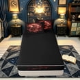 thumbnail image 4 of meiyoeat Fiery Eagle Zipper Twin Comforter Sets with Fitted Sheet and 2 Pillowcases for Kids Girls Boys, Gothic Lightning Zipper Bedding Set for Bedroom, Red Black, Black ReversibleB, 4 of 6