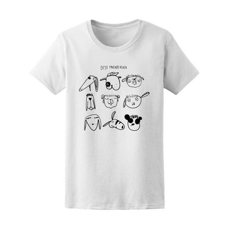 Best Dog Friends Forever Tee Women's -Image by