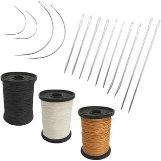 Topus Extra Strong Upholstery Repair Sewing Thread Kit and Heavy Duty  Household Hand Needles, Including 7 Styles of Leather Canvas Sewing Needles  and 3 Colors Nylon Thread (54 Yard of Each Roll) 