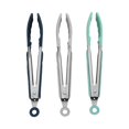 thumbnail image 1 of Mainstays 9" Stainless Steel and Silicone Locking Tongs, Soft Grip Handle, 1 of 9