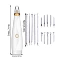 thumbnail image 3 of Clearance!DHALL Blackhead Sucker Remover Portable Battery Facial Cleaner With Needle Set, 3 of 6