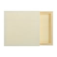thumbnail image 1 of Uxcell 2 Piezas de Tableros de Lienzo de Madera, Lienzos de Arte de Madera de 8x8 Pulgadas, Panel de Madera Sin Terminar para Pintura, Manualidades, Proyectos de DIY, Arte de Vertido, 1 of 6