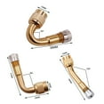 thumbnail image 6 of Jkung Brass Tire Valve Extension Set Core Rubber Seal Ring, 6 of 8