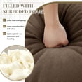 thumbnail image 6 of FFH 150" U-Shaped Sectional Sofa, Modular Cloud Couch for Big Living Room, Contemporary Furniture Set, Brown, 6 of 12