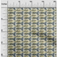 thumbnail image 2 of oneOone Rayon Medium Blue Fabric Asian Block Sewing Material Print Fabric By The Yard 56 Inch Wide, 2 of 4