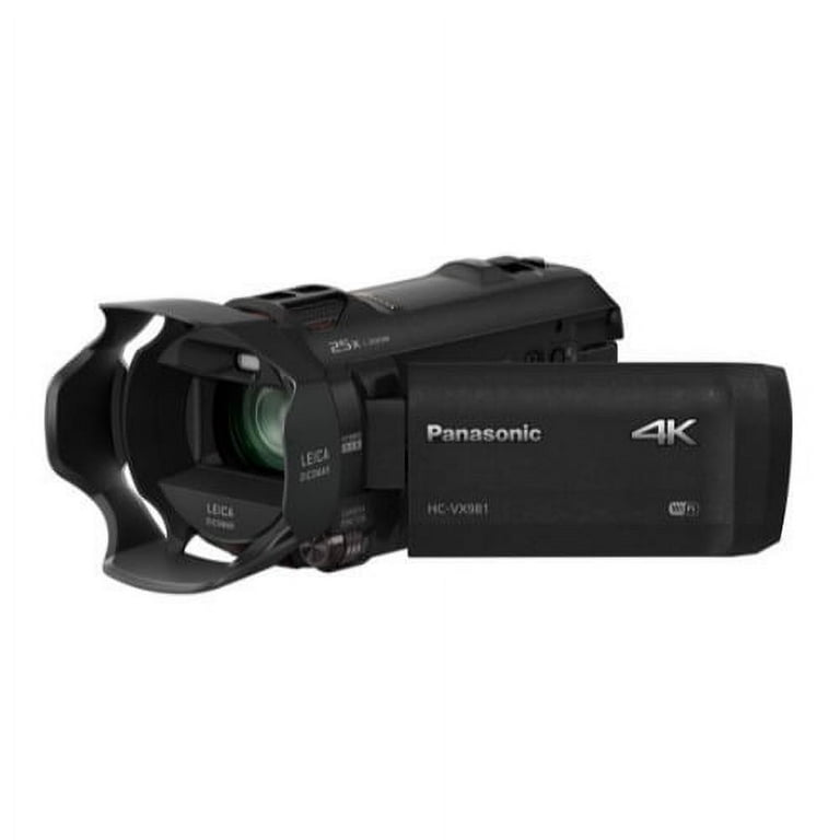 Panasonic HC-VX981K 4K Ultra HD Digital Video Camcorder with 64GB